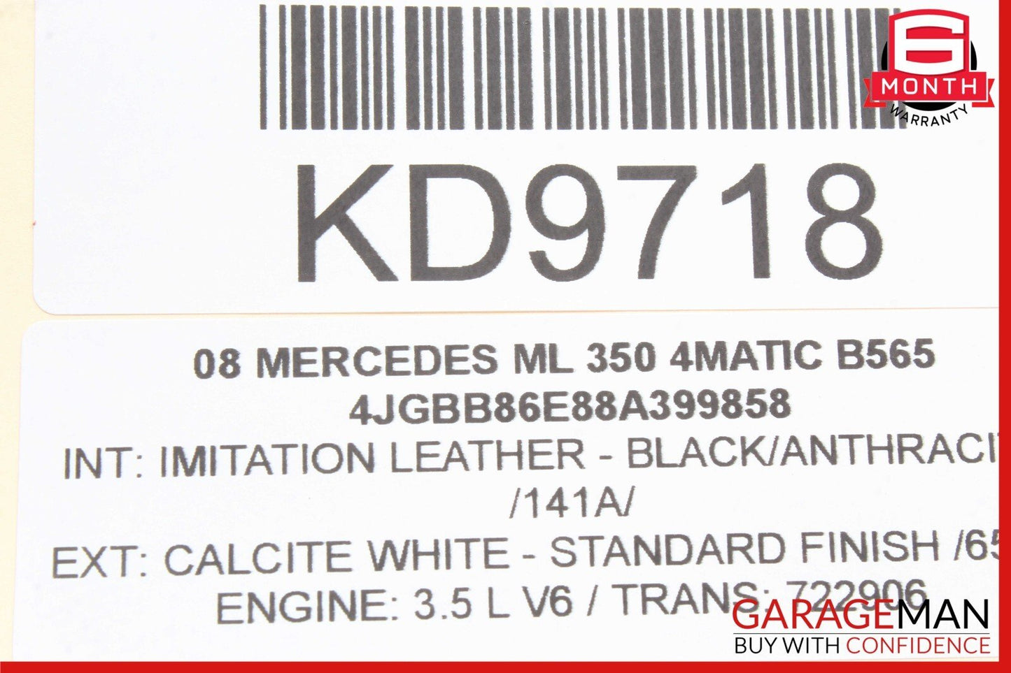 06-12 Mercedes W164 ML350 CL550 E350 Front Right Side Bumper Fog Light Lamp OEM