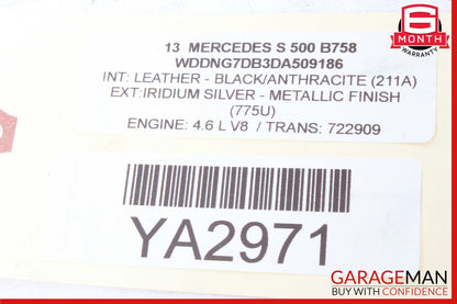12-17 Mercedes CLS550 E550 S550 4.7L Left Side Air Intake Cleaner Box Assy