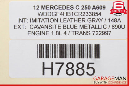 08-14 Mercedes W204 C250 C300 Sedan Rear Left Door Window Regulator Motor Unit