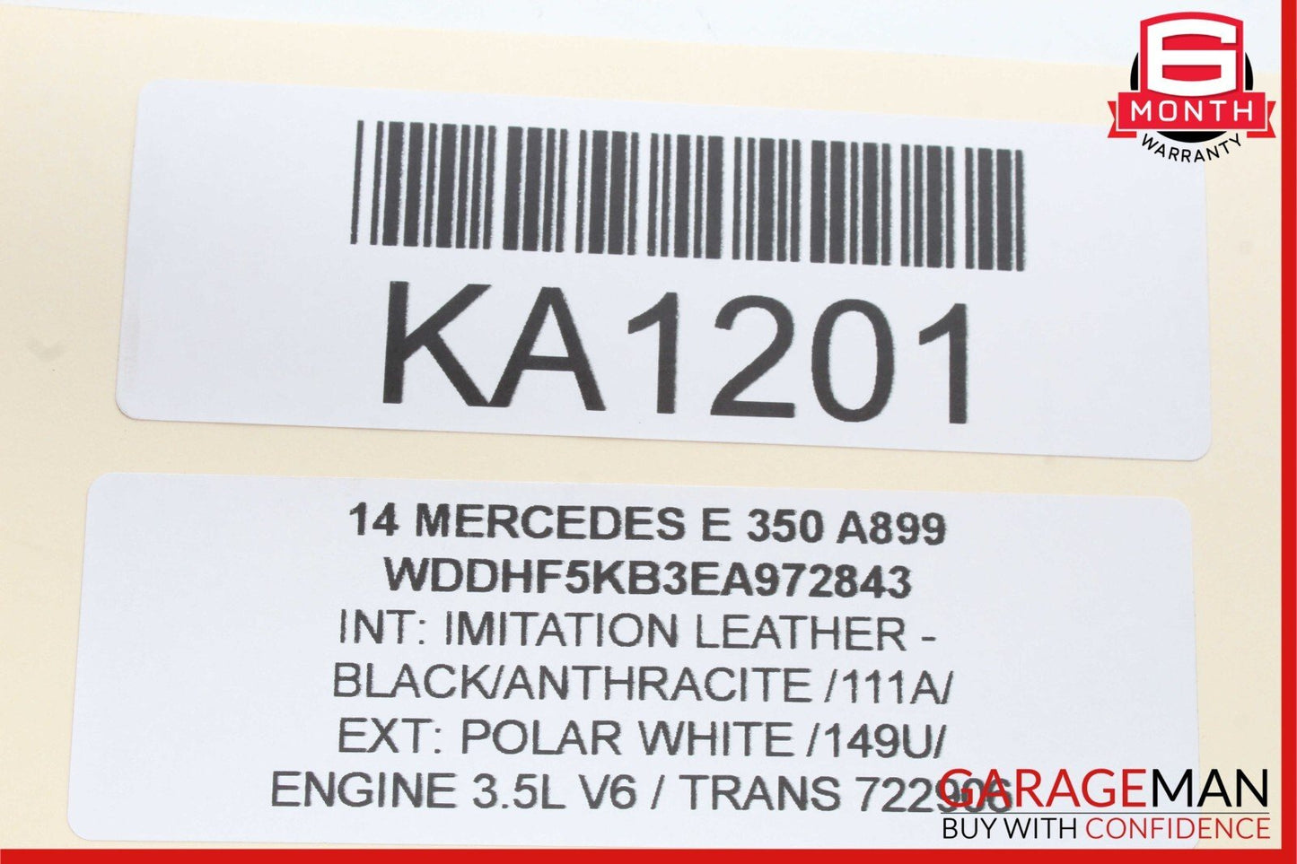 10-16 Mercedes W212 E350 E550 Front Right Top Upper Control Arm 2123302811 OEM