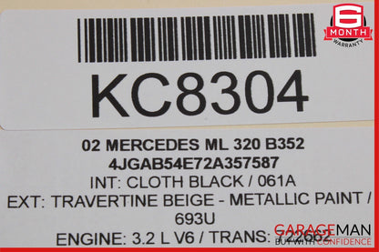 02-05 Mercedes W163 ML320 Bose Subwoofer Sub Woofer Audio Speaker Bass Box OEM