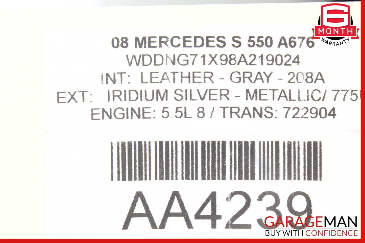 07-14 Mercedes W221 S550 CL550 Front Right Dash AC A/C Air Vent Trim Grill Black