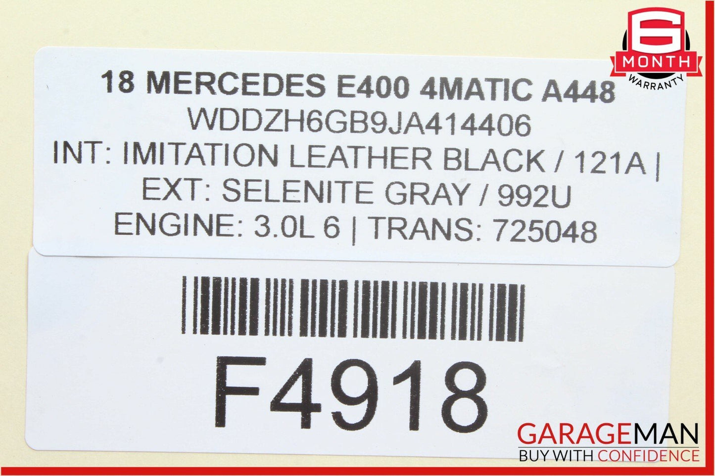 18-19 Mercedes W213 E300 E400 Radiator Cooling Fan Motor Electric Shroud OEM
