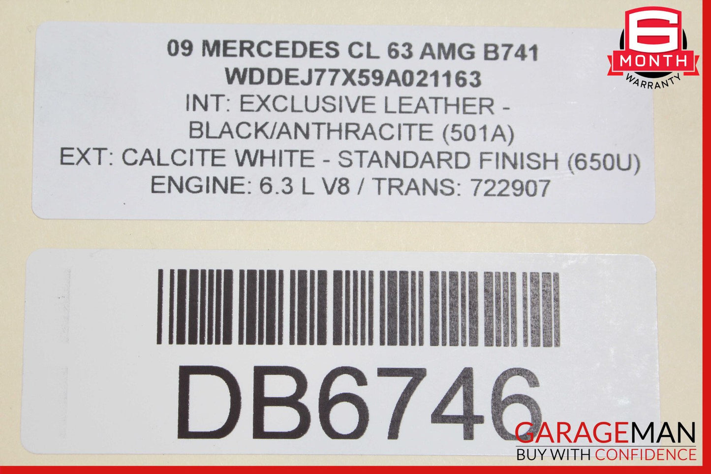 Mercedes-Benz A2167500075 A2167580046 OEM Part - Fits Various Models