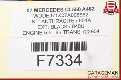 07-13 Mercedes W216 CL550 S600 Electronic Parking Button Switch 2215401445 OEM
