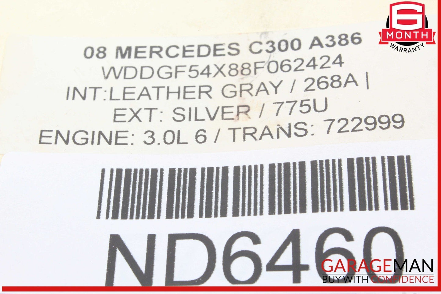03-12 Mercedes W204 C300 ML500 Front Left Side Seat Control Module OEM