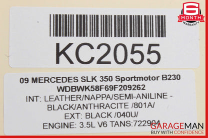05-11 Mercedes R171 SLK350 Left Driver Side Door Lock Latch Actuator OEM