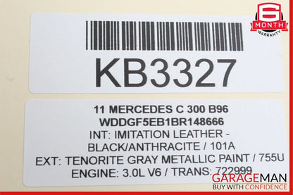 08-11 Mercedes W204 C300 C350 Instrument Speedometer Cluster 2049001505 OEM