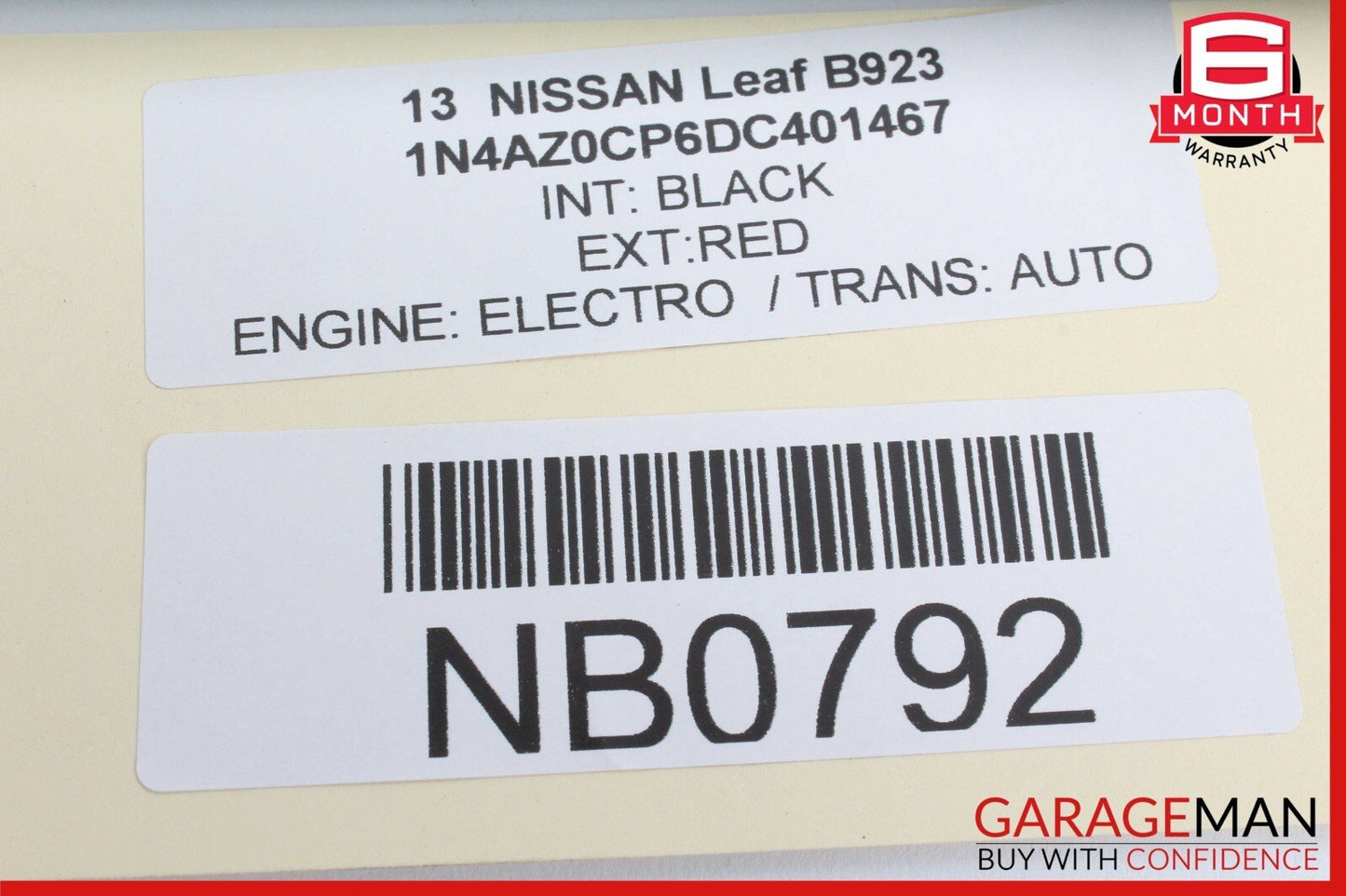 13-17 Nissan Leaf Front Right Passenger Side Headlight Lamp LED 26010-3NF5A OEM