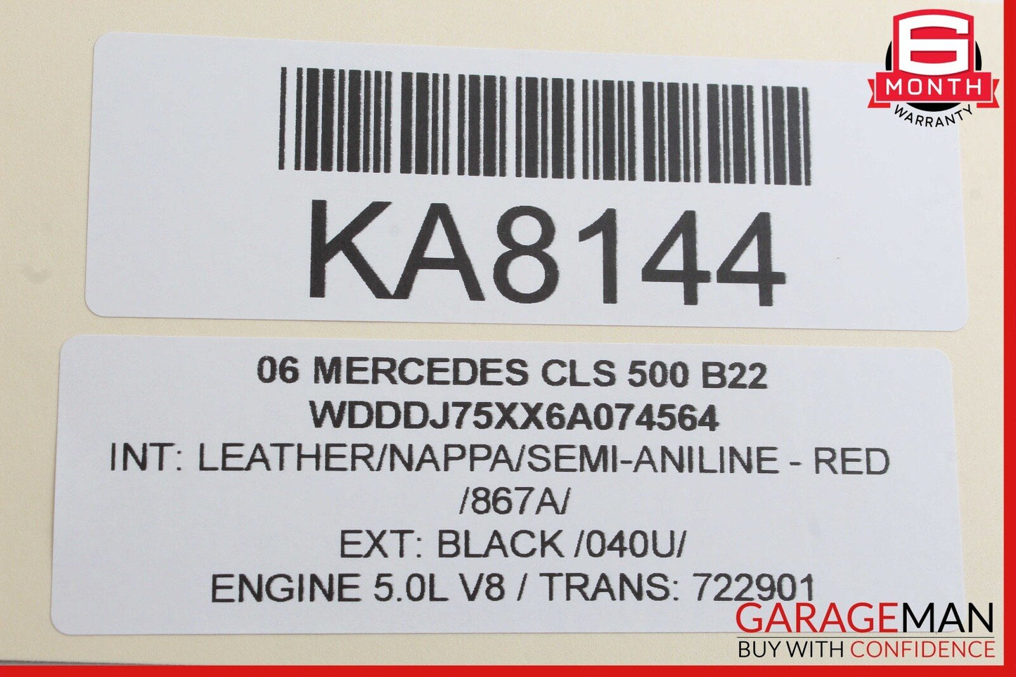 06-11 Mercedes W219 CLS500 Rear Left Driver Side Door Control Module OEM