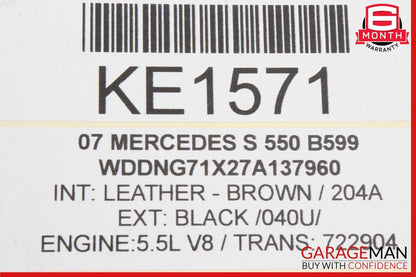 07-14 Mercedes S550 S350 CL550 Front Right Side RWD Spindle Knuckle Hub Bearing