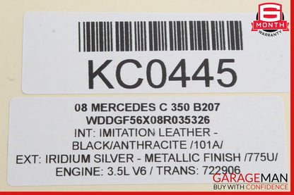 08-17 Mercedes W204 C350 CLS550 E550 Trunk Lid Latch Lock Actuator OEM