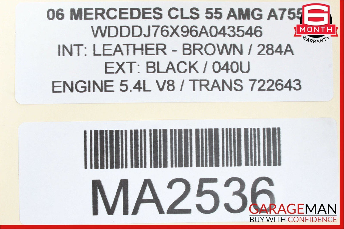 03-11 Mercedes W219 CLS55 E55 AMG Rear Right Passenger Side Upper Control Arm