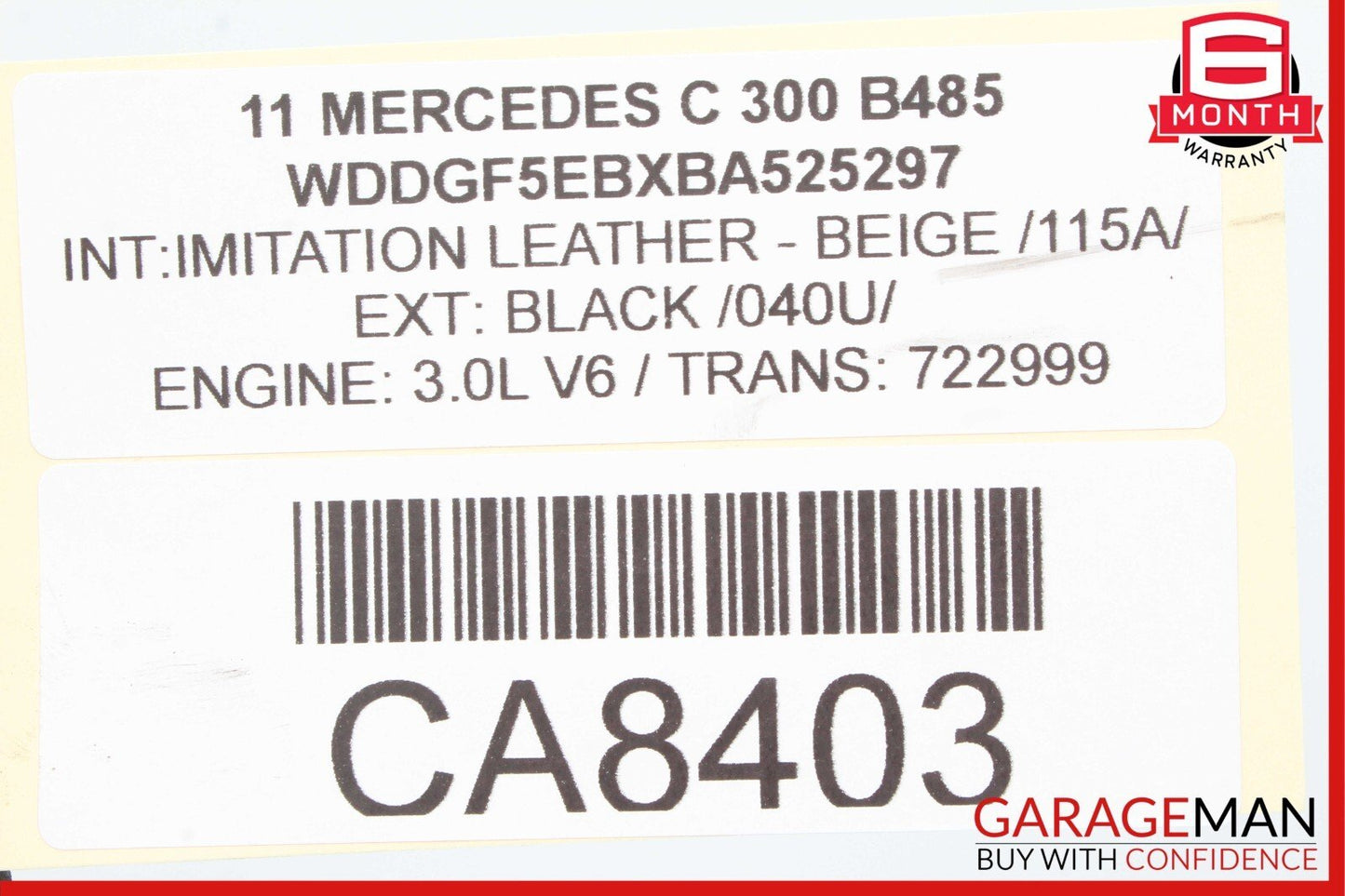 05-13 Mercedes W204 C300 E550 Front Left Side Engine Timing Chain Cover Plate