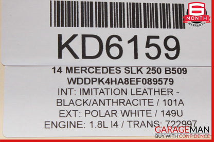 12-20 Mercedes R172 SLK250 SLK350 Front Right Side Exterior Door Handle OEM