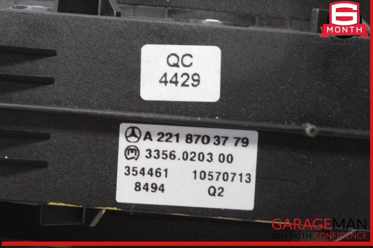 07-14 Mercedes W221 S550 ESP Parking Assist Suspension Switch Controller Module