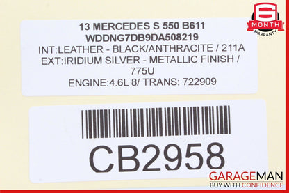 11-20 Mercedes S550 E550 CLS550 4.7L Left Side Engine Cylinder Head Valve Cover