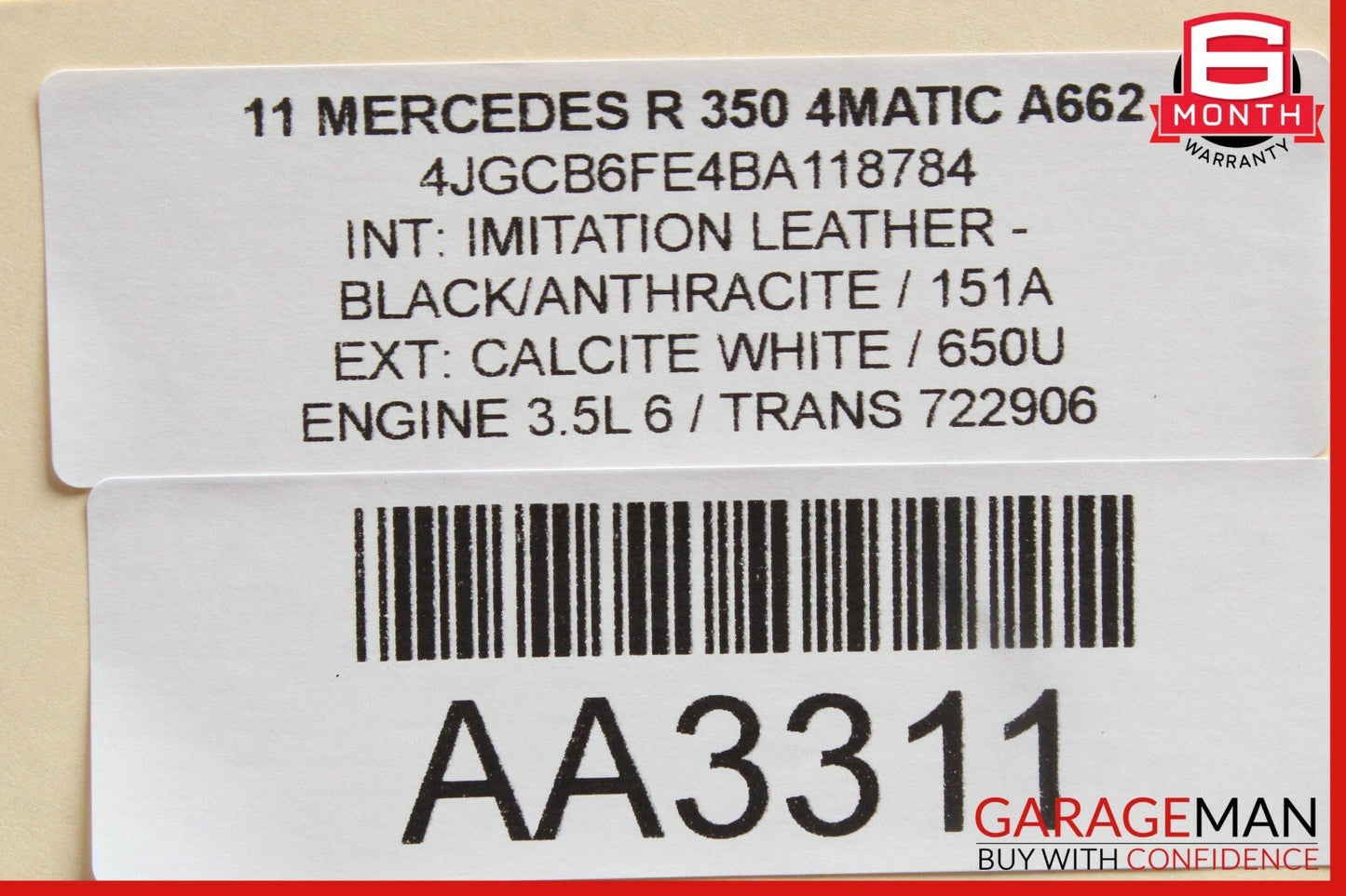 06-13 Mercedes W251 R350 ML550 GL450 Front Left Side Door Control Module Unit