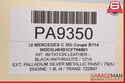 12-14 Mercedes W204 C250 1.8L RWD Drive Shaft Propeller Driveshaft Assembly
