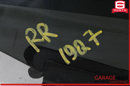17-24 Audi Q7 Rear Right Passenger Side Door Window Glass OEM