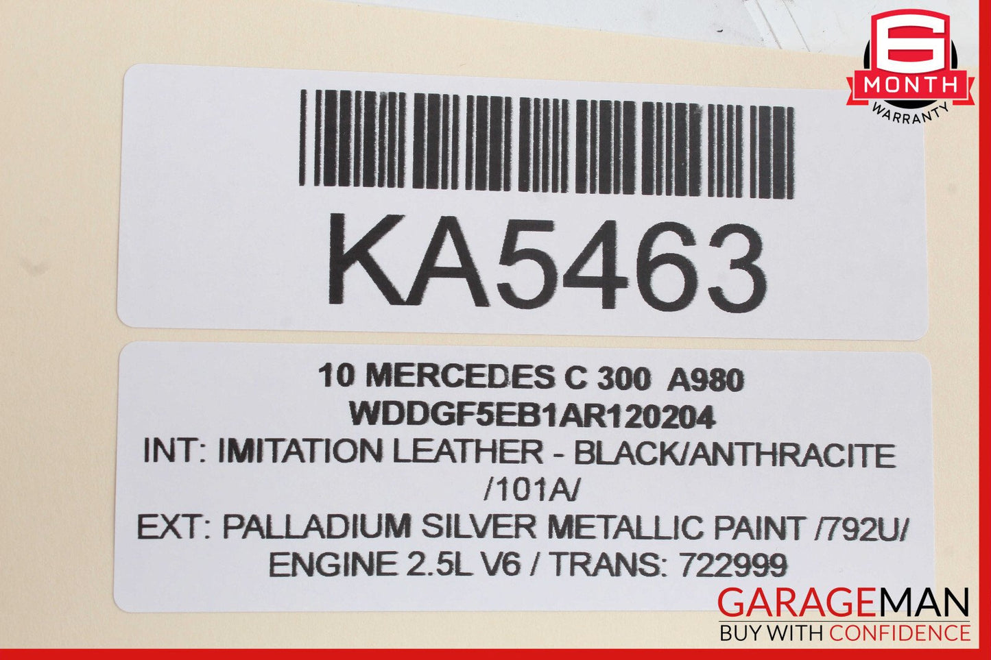 08-11 Mercedes W204 C300 Front Right Passenger Side Exterior Door Handle OEM