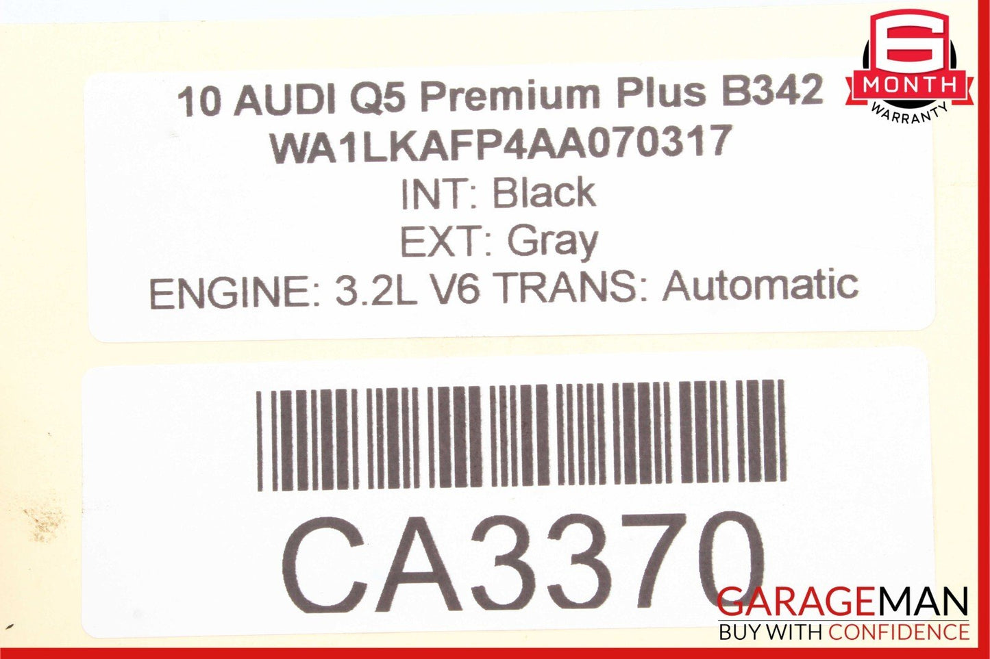 08-18 Audi Q5 A6 A7 Rear Right Passenger Side Suspension Lower Control Arm OEM