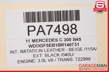 08-14 Mercedes W204 C350 C300 C250 Power Steering Rack and Pinion OEM