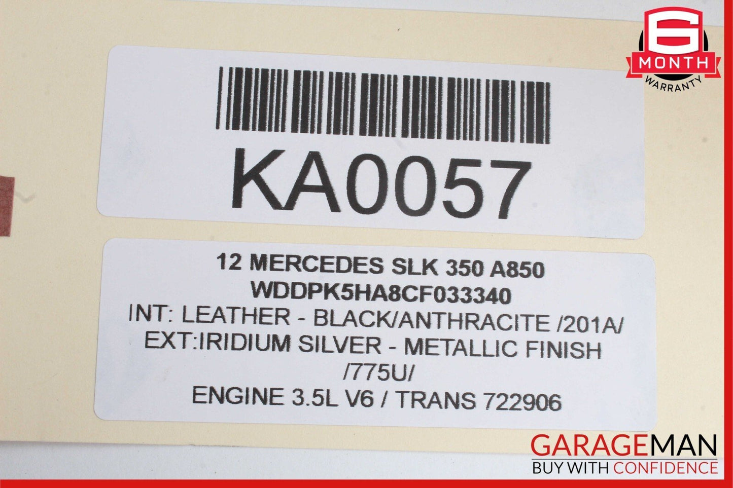 12-16 Mercedes R172 SLK350 Front Right & Left Side Brake Caliper Calipers Set