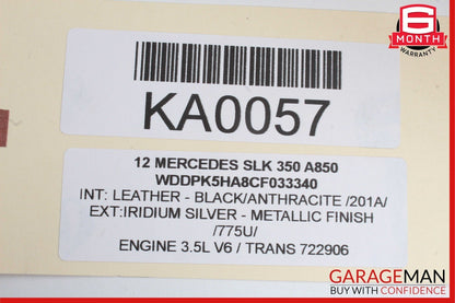 12-16 Mercedes R172 SLK350 Front Right & Left Side Brake Caliper Calipers Set