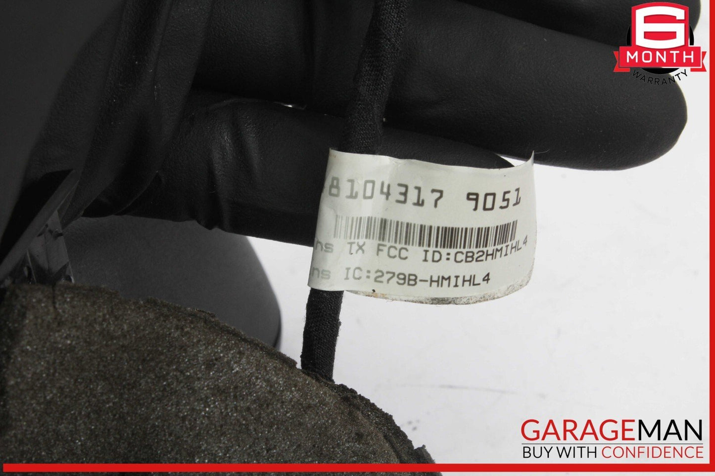 12-17 Mercedes W212 E350 C300 Top Upper Interior Rear View Mirror Black OEM