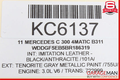 08-11 Mercedes W204 C300 4MATIC Rear Right Side Door Lock Latch Actuator OEM