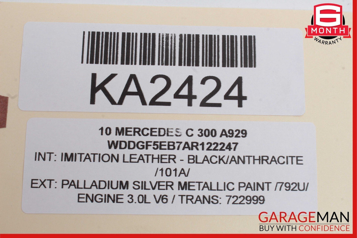 08-14 Mercedes W204 C300 Front Left Driver Side Door Window Regulator Motor OEM