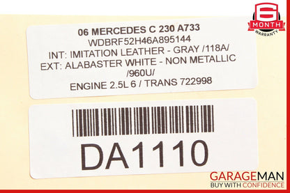 06-11 Mercedes W211 E350 CLS500 Front Left Driver Side Seat Adjustment Motor