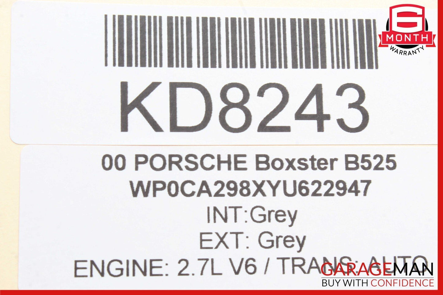97-04 Porsche Carrera 996 911 Boxster 986 Rear Lower Track Control Arm OEM