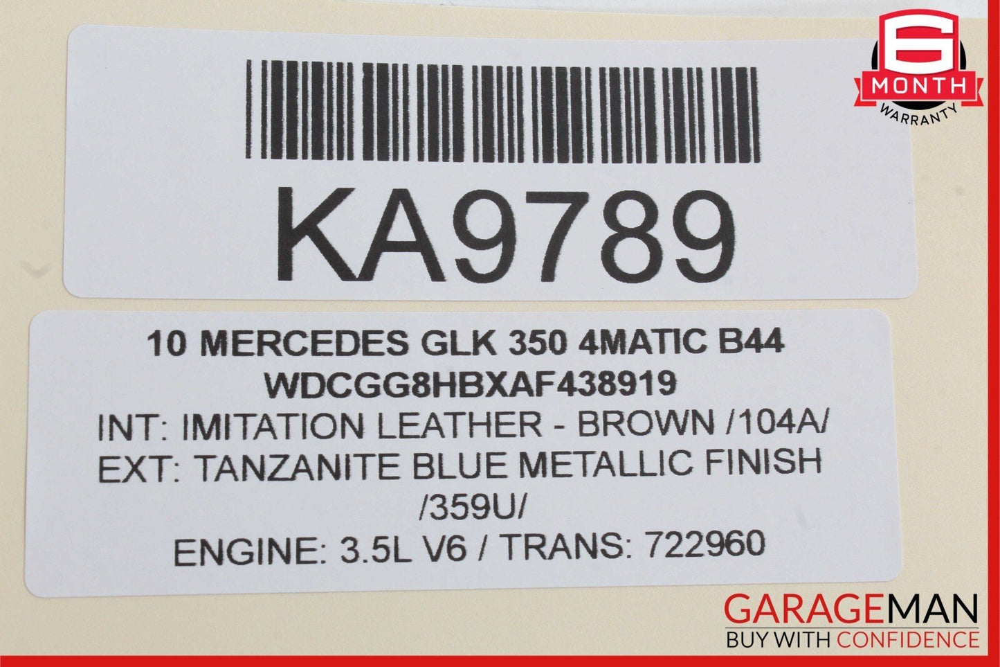 08-16 Mercedes GLK350 E350 C300 C350 Rear Left Side Door Lock Latch Actuator OEM