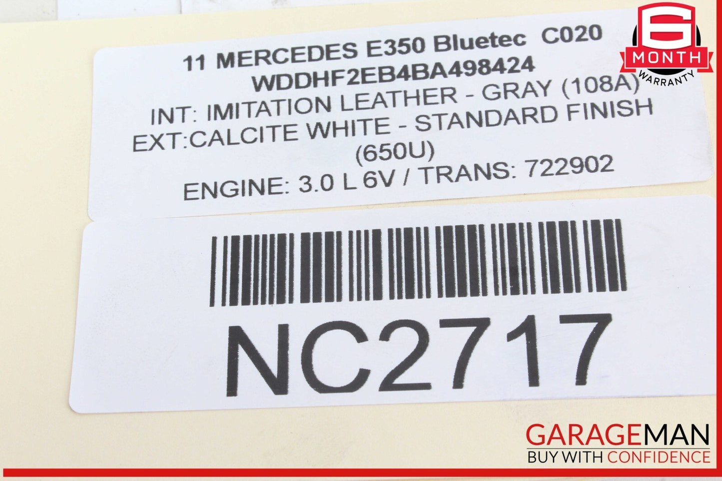 10-18 Mercedes W212 E350 Bluetec Front Right Side Bumper Reinforcement Bracket