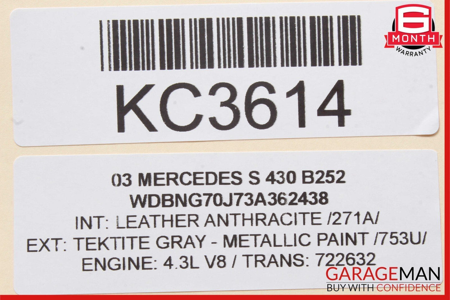 00-06 Mercedes W220 S430 S500 S55 AMG Gear Shifter Bezel Trim Indicator Wood OEM