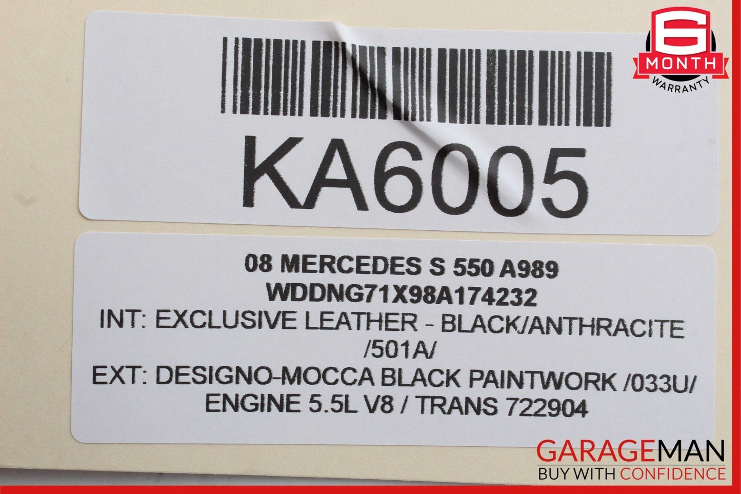 07-13 Mercedes W221 S550 S63 AMG Rear Right / Left Side Door Control Module Unit