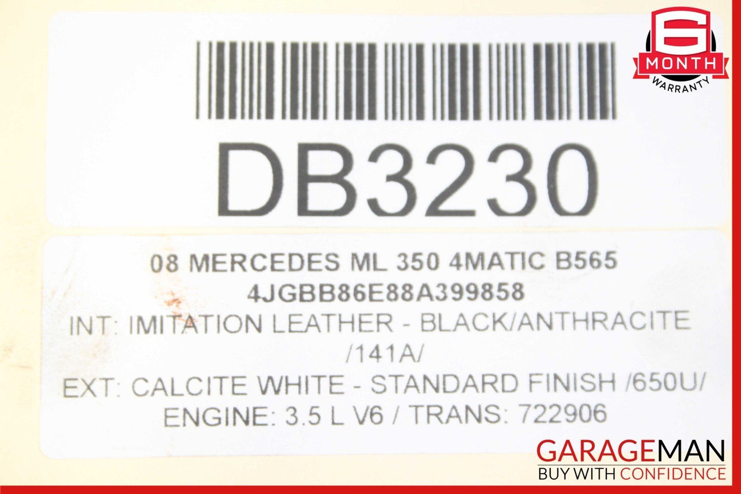 06-09 Mercedes W164 ML350 7G Tranny Automatic Transmission Assembly 722.906 168k
