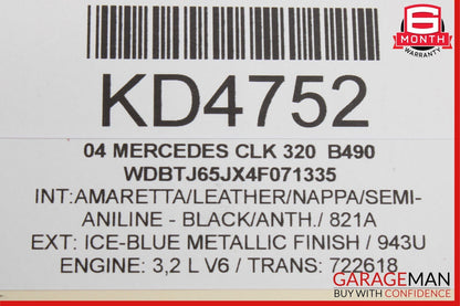 03-09 Mercedes W209 CLK320 Rear Left & Right Side Door Sound Speaker Set of 2