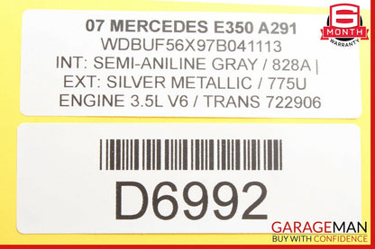 03-09 Mercedes W211 E350 E63 AMG Rear Left Driver Side Door Control Module Unit