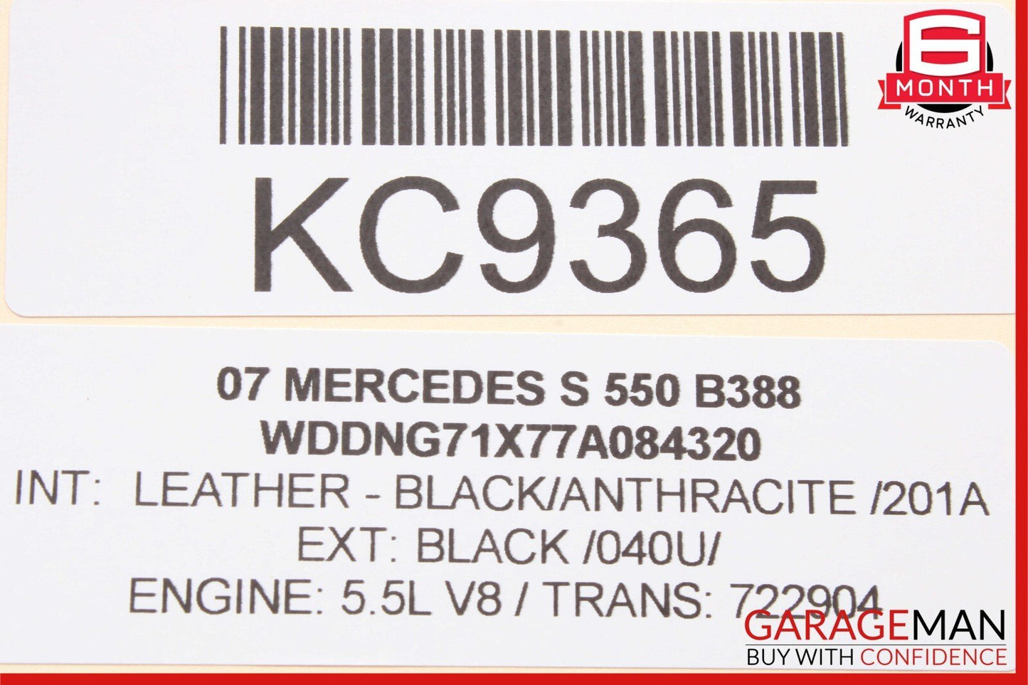 07-09 Mercedes W221 S550 CL600 Overhead Dome Light Sunroof Control Grey OEM