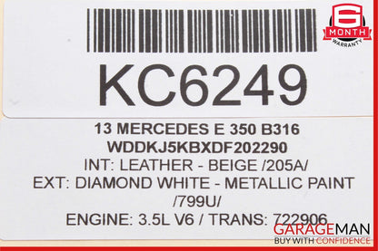 10-13 Mercedes W212 E350 E550 Coupe Front Center Dash A/C Air Vent Trim Grille