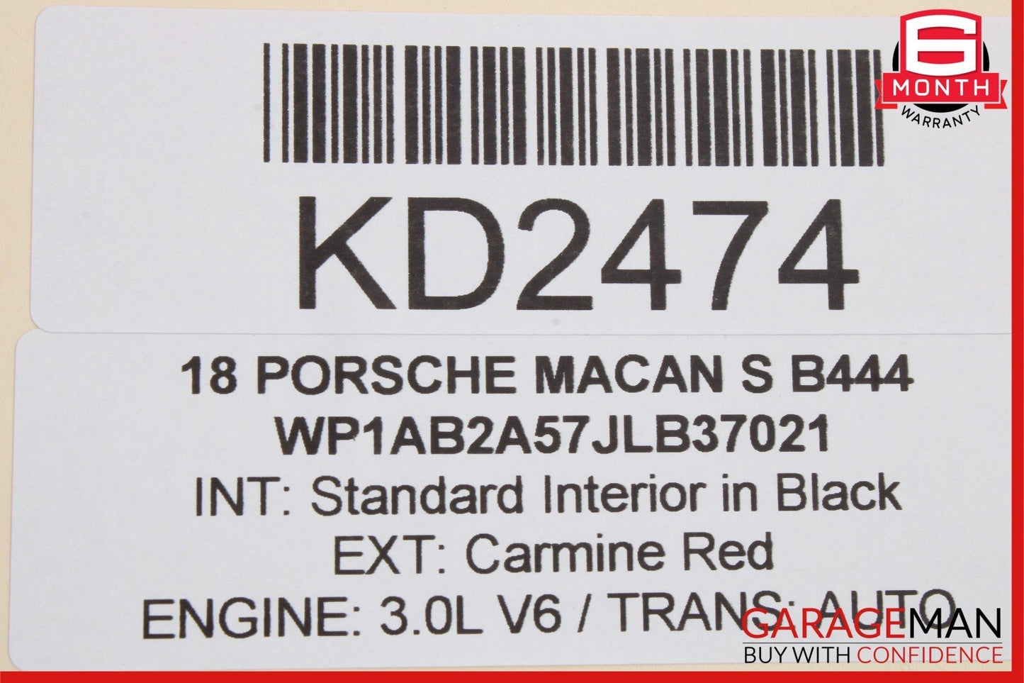 15-18 Porsche Macan 95B Front Left Driver Side Lower Dash Knee Trim Panel Cover