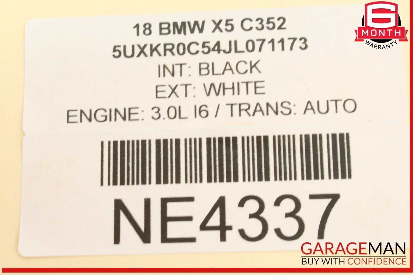 14-18 BMW X5 F15 X6 Engine Motor Piston w/ Connecting Rod 7846593 OEM