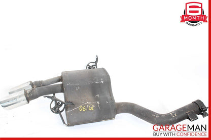 04-08 Maserati Quattroporte M139 Left & Right Side Exhaust Muffler Dual Tips Set