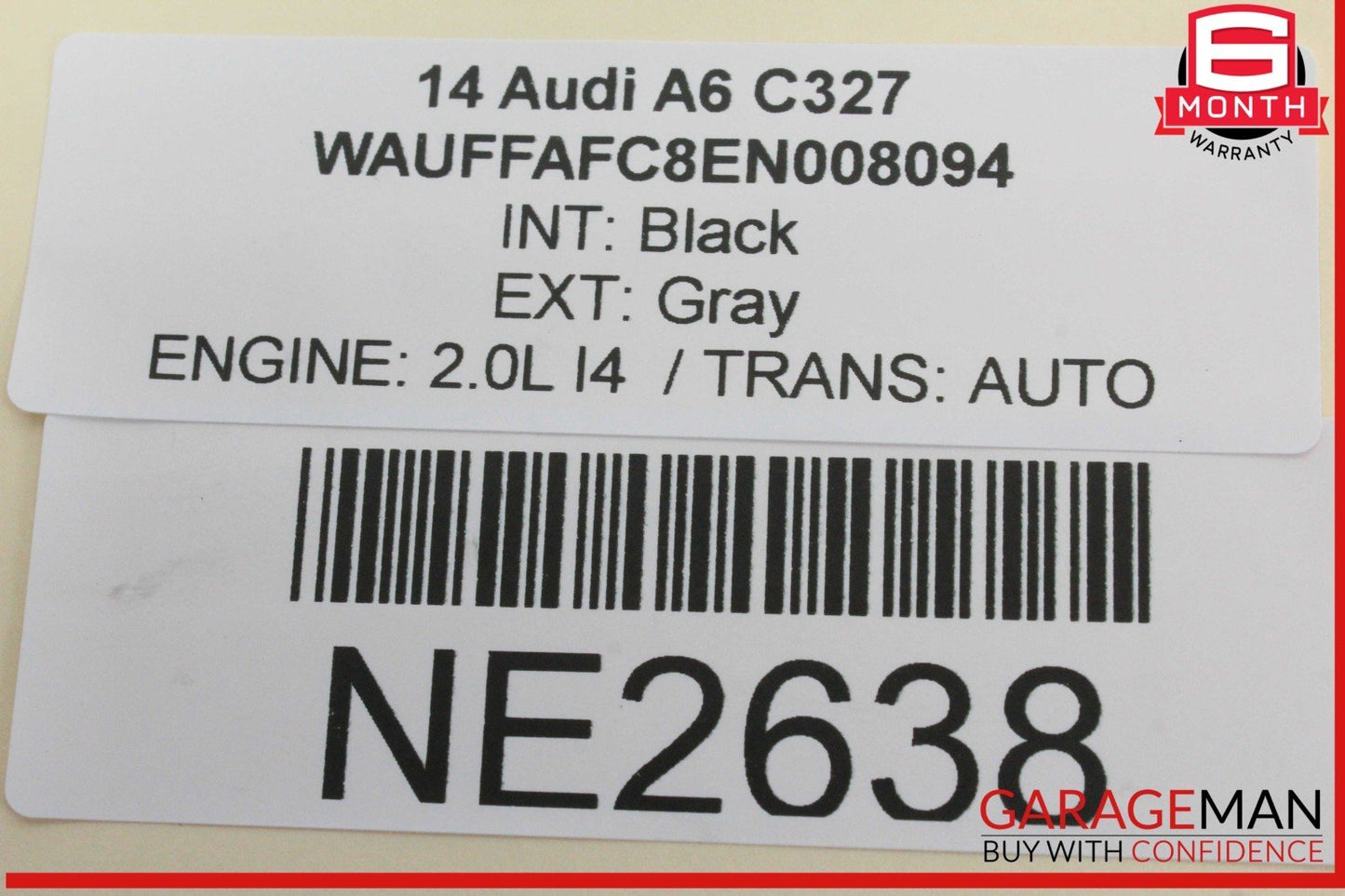 12-18 Audi A6 SQ5 Front Left Driver Side Window Regulator Motor 8K0959801B OEM