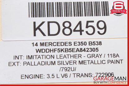 10-16 Mercedes W212 E350 E550 Front Right Top Upper Control Arm 2123302811 OEM