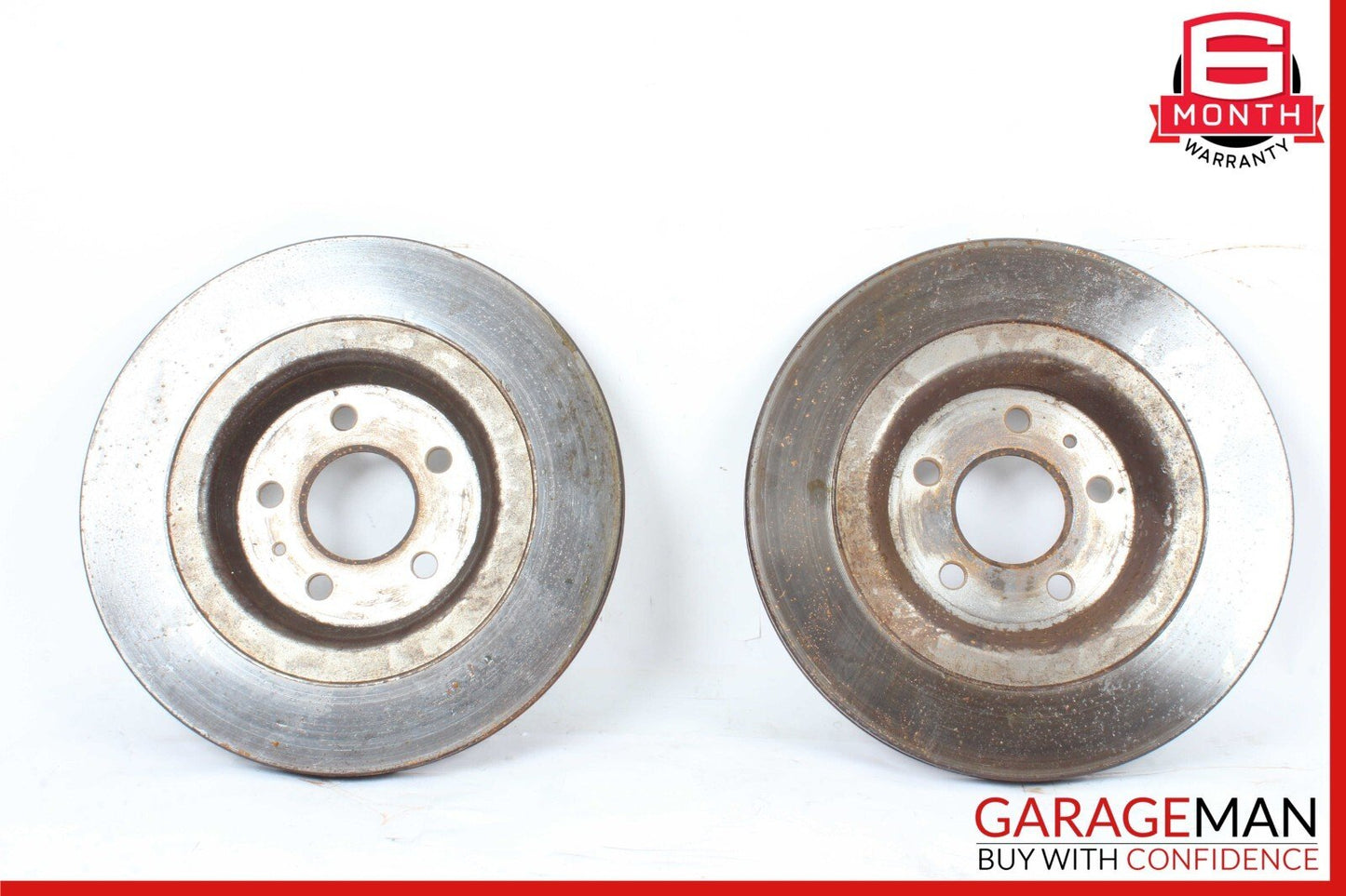 09-11 Audi S5 S4 Rear Left & Right Side Brake Disc Set of 2 Pc OEM