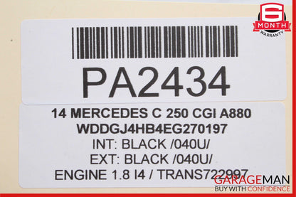 08-14 Mercedes W204 C300 C180 Sedan Front Left Side Tweeter Speaker Cover Black